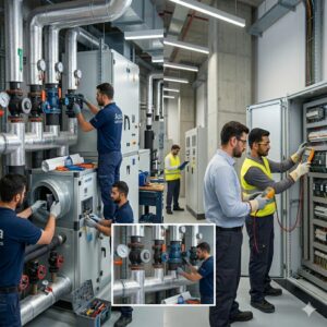 خدمات تاسیسات مکانیک و الکتریک در استانبول
